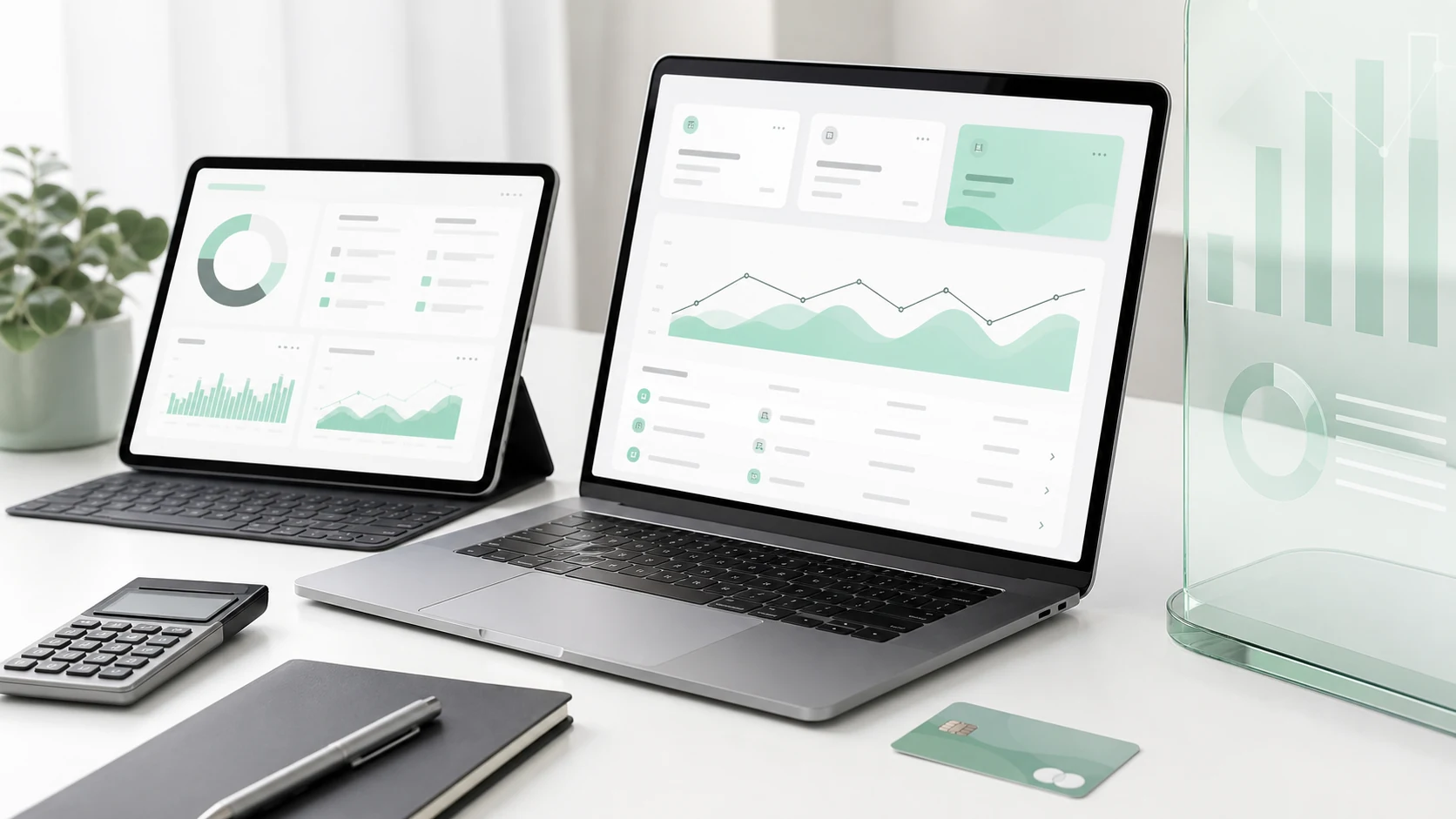 Business banking and cash-flow dashboard