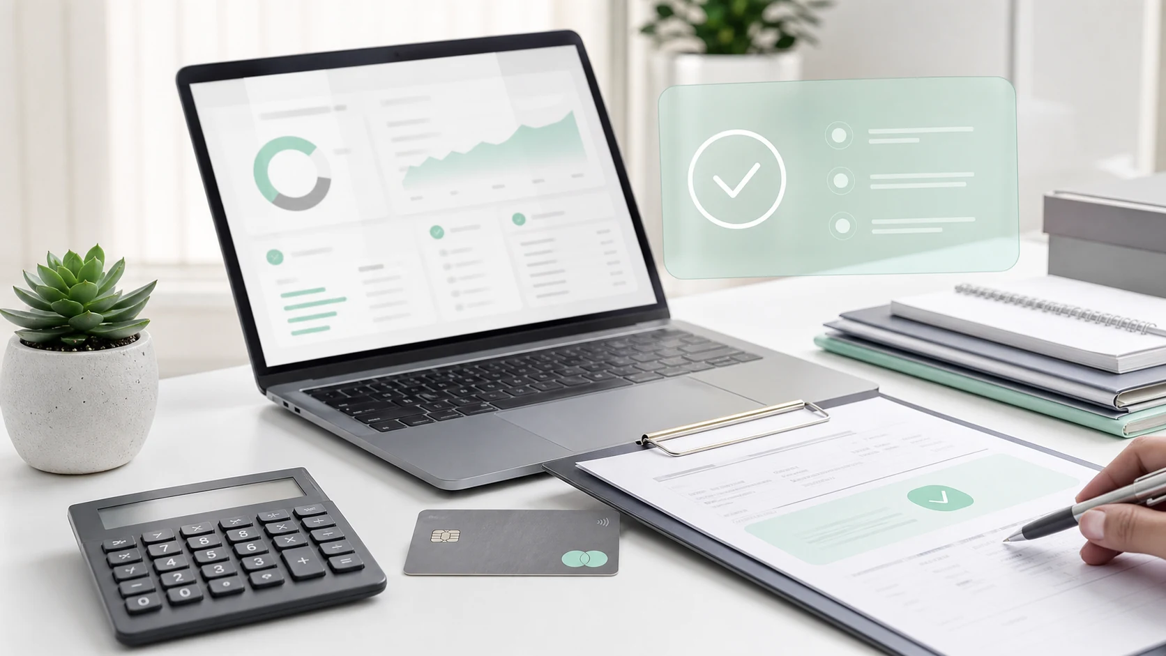 Business financing and growth review workspace