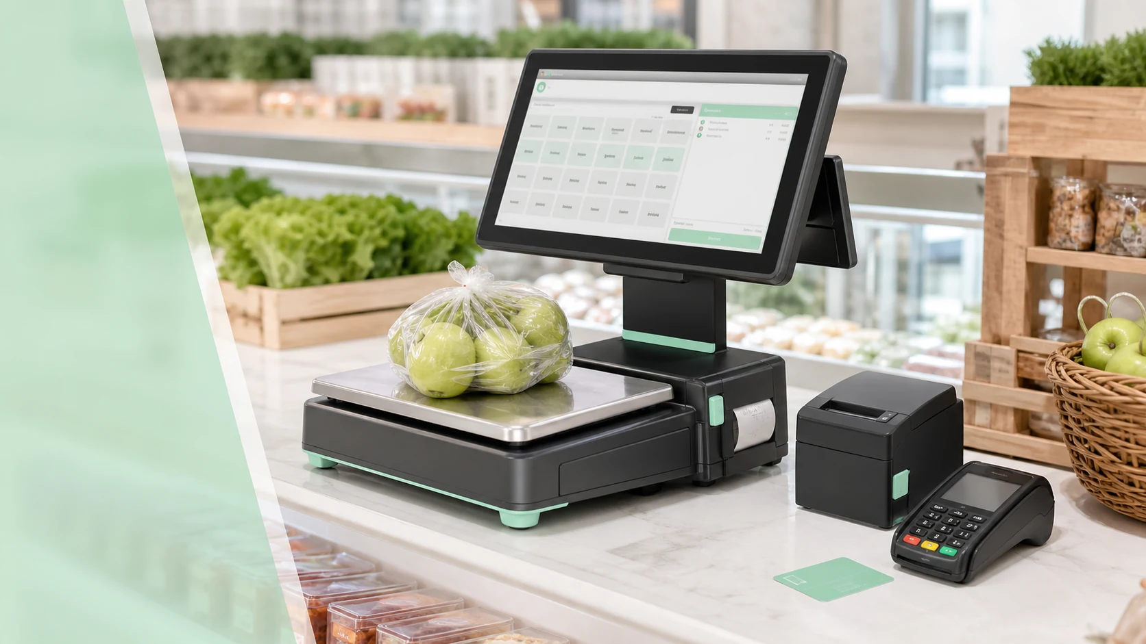 Specialized weighed-goods and retail payment workflow