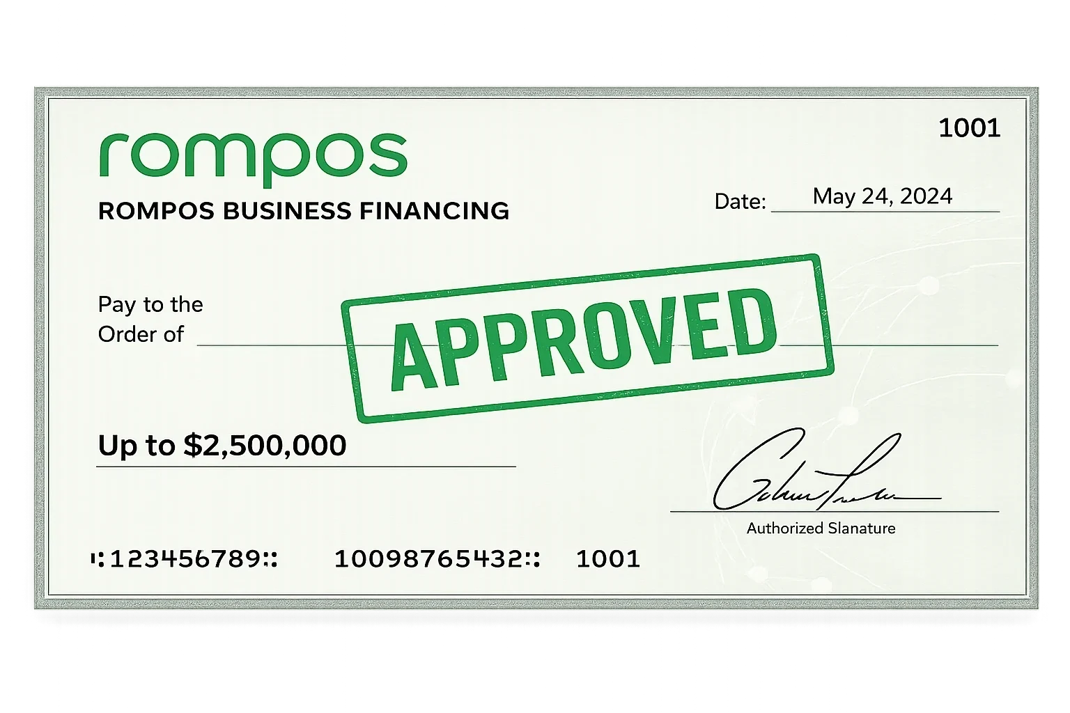 ROMPOS growth capital approval